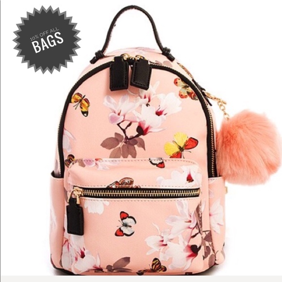 Handbags - Cute Mini Chic Pom Pom Backpack